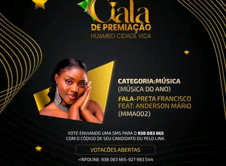 Preta Francisco Concorrendo à Melhor Música do Ano na Gala de premiação Huambo Cidade Vida